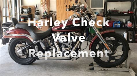 How To Replace Harley Davidson Check Valve - YouTube