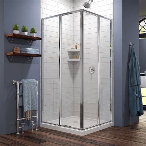 DreamLine DL-6710-01 Cornerview Shower Enclosure and SlimLine 36x36 ...