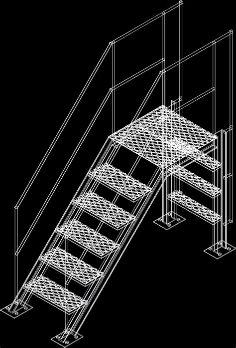 Steel Stair Cad Details