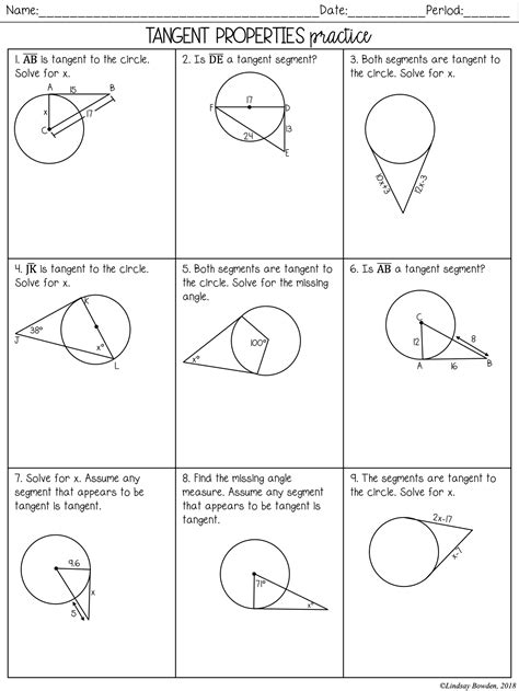 Angles In Circles Worksheet - Zipworksheet.com