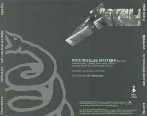 Metallica - Nothing Else Matters (1991, Edit, CD) | Discogs