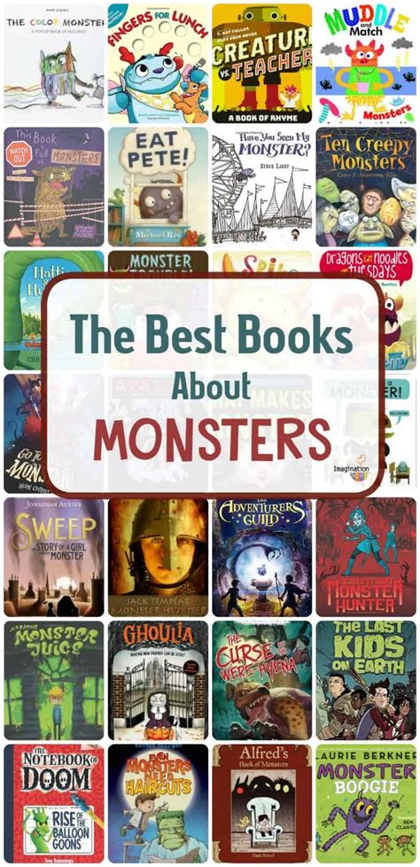 best picture and chapter books about monsters that kids LOVE! Creepy ...