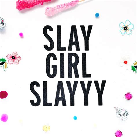 Slay Girl Slay Banner/ Feminist Banner/ Slay All Day/ Girl | Etsy