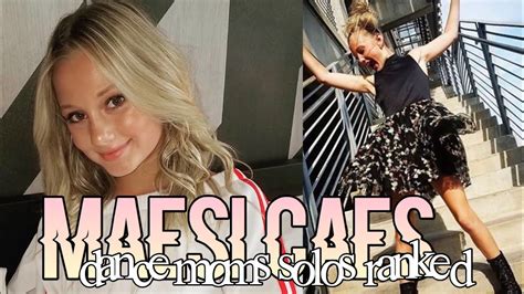 Maesi Caes’ Dance Moms Solos Ranked - YouTube