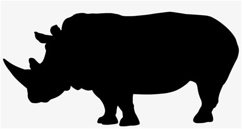 Rhino Head Silhouette At Getdrawings - Rhino Svg - Free Transparent PNG ...