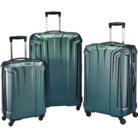 Samsonite - Opto PC Expandable Spinner Luggage Set (3-Piece) - Teal ...