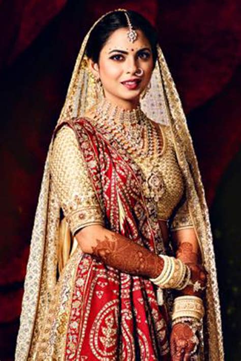 Isha Ambani’s Designer Bridal Lehenga - Isha Ambani's Wedding Lehenga ...