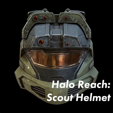 Halo 4 Master Chief Helmet 3d Model