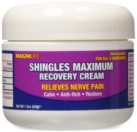 MagniLife SHINGLES Maximum Recovery Cream, 1.8 Oz / 54 g, Relieves ...