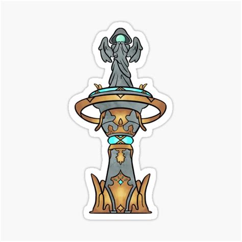 "Anemo Statue of the Seven" Sticker for Sale by bracklain | Redbubble