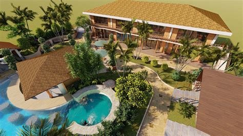 3D Resort Model - TurboSquid 1743195