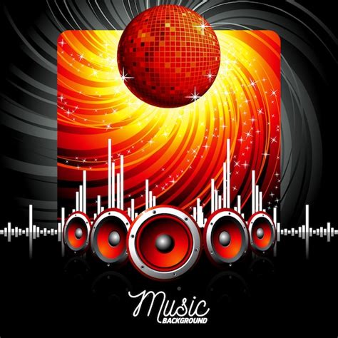 Free Vector | Music party background