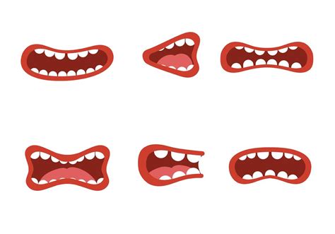 Free Mouth Talking Vectors | Vector free, Vector art, Vector