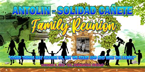 Antolin - Solidad Cañete Family Reunion Tarpaulin | Tarpaulin design ...