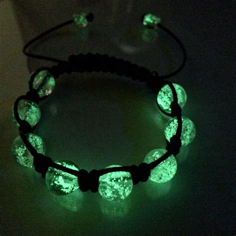 Glow in the Dark Bracelet Glow in the Dark Jewelry Shamballa - Etsy