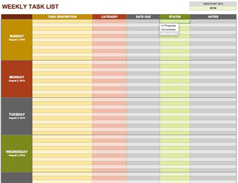 15 Free Task List Templates - Smartsheet to Project Task Tracking ...