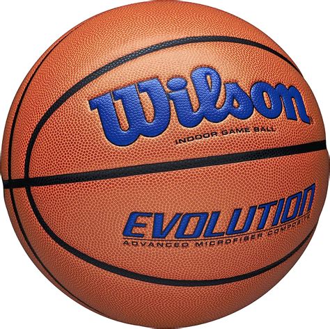 WILSON Evolution Game Basketball Royal Size 7 - 29.5" – ONE RUN SPORTS