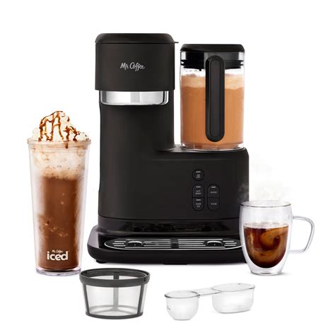 Mr. Coffee Single Serve Frappe and Iced Coffee Maker with Blender ...