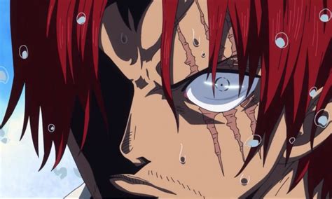 How did Shanks get his scar in One Piece?