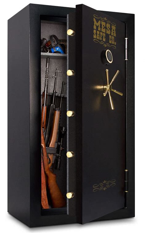 MESA SAFE COMPANY 14.4 cu ft Gun Safe, 860 lb Net Weight, 1 hr Fire ...