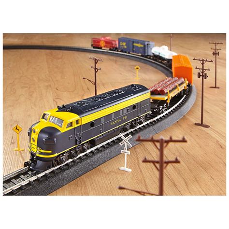 Over 150-Pc. Rolling Rails Electric Train Set - 294234, Toys at ...