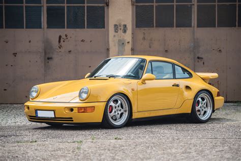 porsche, 911, Turbo, S, 3, 3 , Leichtbau, Prototyp, 964 , Cars, Yellow ...