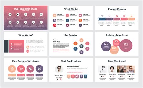 Canva Business Presentation PowerPoint Template, #Business #Canva # ...