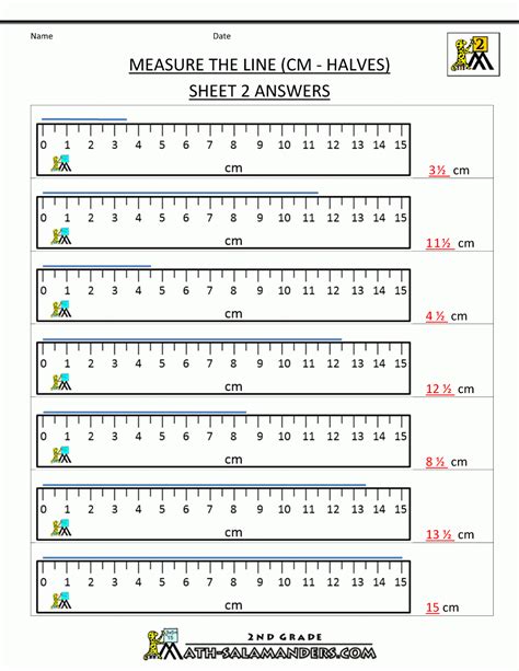 11 best images of reading a ruler worksheet reading a scale ruler - pin ...