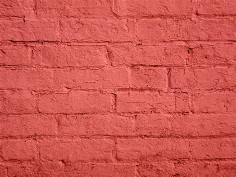 Red Painted Brick Wall Free Stock Photo - Public Domain Pictures