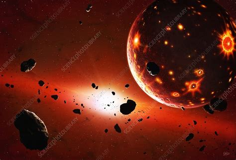 Formation of a protoplanet, artwork - Stock Image - C004/9472 - Science ...