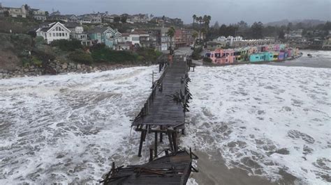 Capitola, Seacliff piers in Santa Cruz County torn apart in storm ...