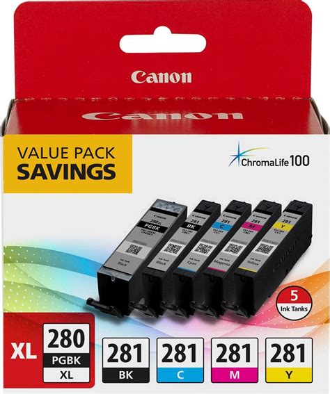 Questions and Answers: Canon PGI-280 XL / CLI-281 5-Pack High-Yield ...