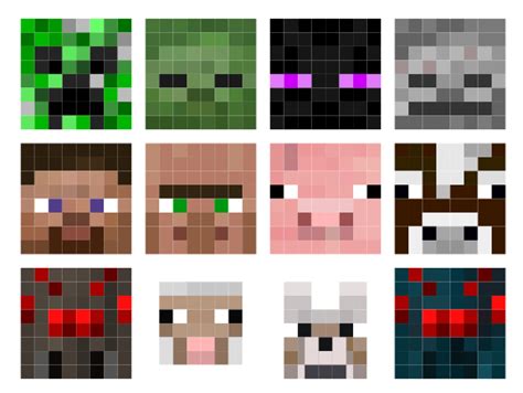 Minecraft Heads Clip Art Image - ClipSafari