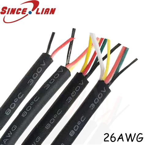 50 Meters UL2464 26AWG 2 core 3core 4 core 5 core Tinned Copper Cable ...