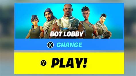 How to enter a Fortnite bot lobby in just a few seconds