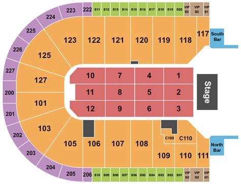 Acrisure Arena, End Stage Seating Chart | Star Tickets