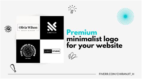 Design a premium minimalist website logo by Chiranjit_h | Fiverr