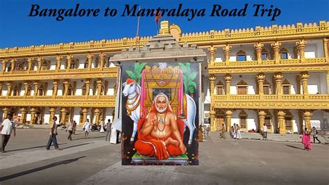 Mantralaya Visit vlog | Sri Raghavendra Swamy Temple| Panchamukhi visit ...