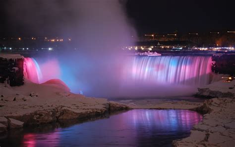 Niagara Falls at Night Wallpaper - WallpaperSafari