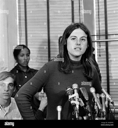 Bernardine Dohrn, leader of the radical anti-Vietnam war movement ...