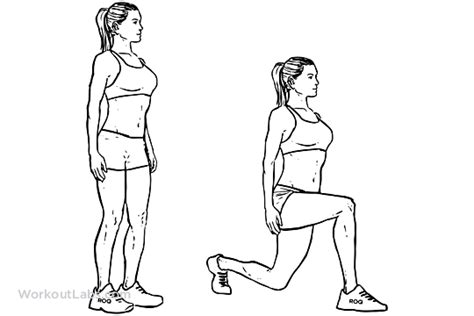 Bodyweight Walking Lunges | WorkoutLabs