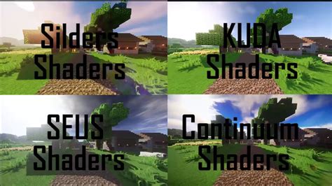 Minecraft Shaders Kuda Shaders Vs Sildurs Vibrant Shaders Time | Images ...