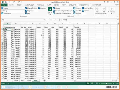 Payroll Spreadsheet Template Uk — db-excel.com