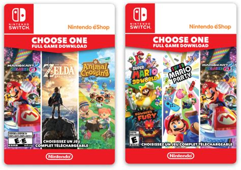 $100 Nintendo EShop Digital Gift Card Multi-Pack (4 X $25), 53% OFF