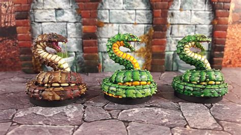 Abiger Industry: Wrath of Ashardalon miniatures - snakes