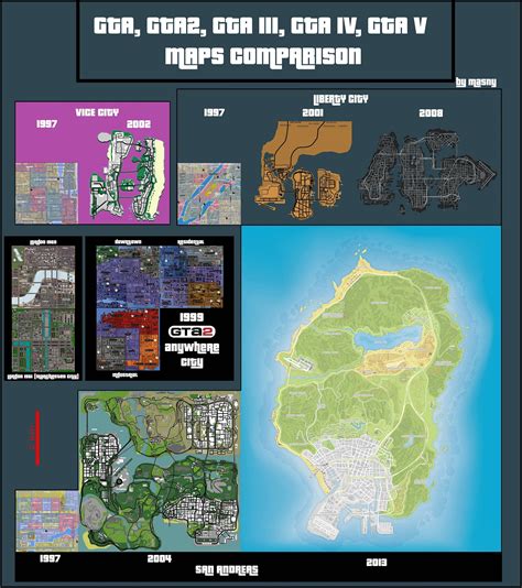 General GTA's Maps comparison - Grand Theft Auto Series - GTAForums