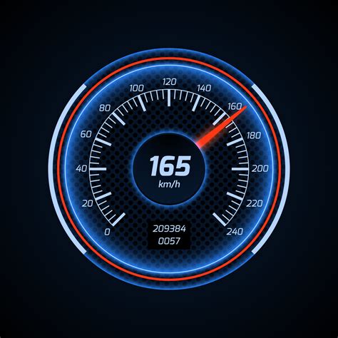 Realistic vector car speedometer interface By Microvector | TheHungryJPEG