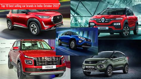 Top 10 car brands in India in this Festive season: October 2022 sales ...