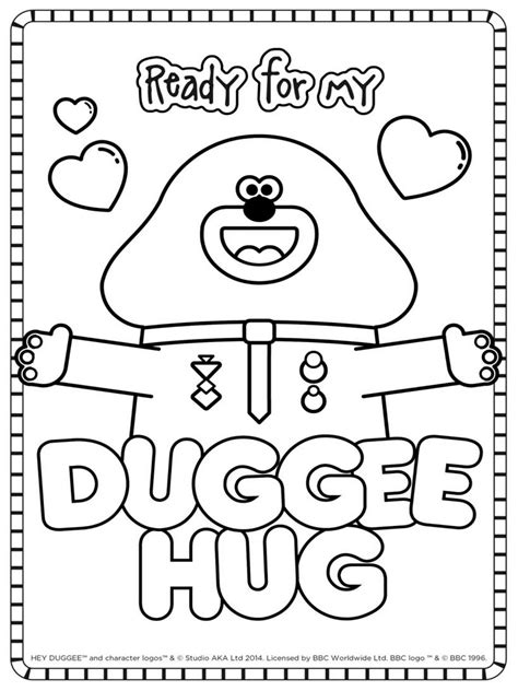 Hey Duggee coloring pages