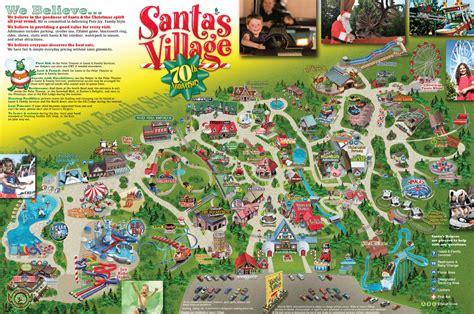 Santa's Village Map and Brochure (2022 - 2023) | ThemeParkBrochures.net